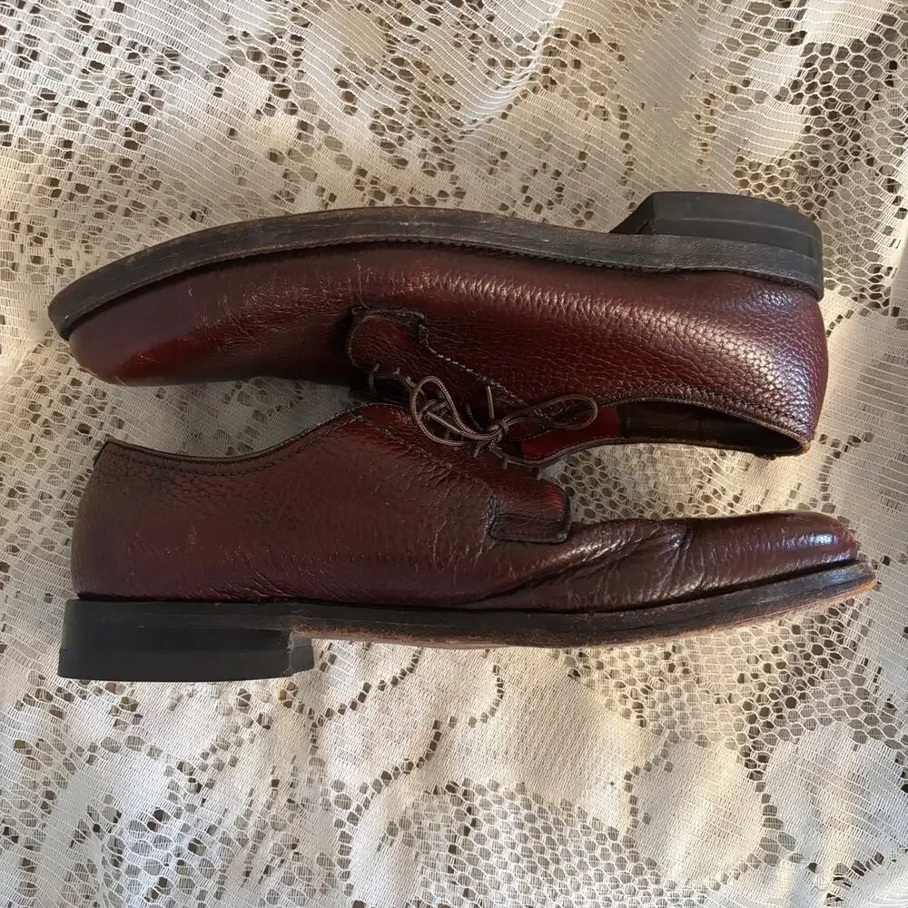 Florsheim Comfort Cushion Men's US 10.5 D Brown Leather Oxford Shoes